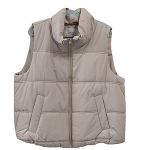 Kaffe curve cream coloured puffer vest